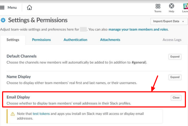 slack privacy tip